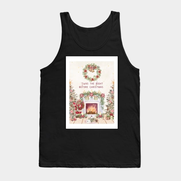 ‘Twas the Night Before Christmas Tank Top by StuffWeMade